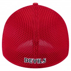 Бейсболка New Jersey Devils New Era Red Linear Featherweight 39THIRTY