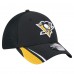 Бейсболка Pittsburgh Penguins New Era Black Linear Featherweight 39THIRTY