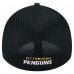 Бейсболка Pittsburgh Penguins New Era Black Linear Featherweight 39THIRTY