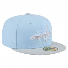 Washington Capitals New Era Light Blue/Gray Color Pack Two-Tone 59FIFTY Fitted Hat