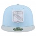 Бейсболка New York Rangers New Era Light Blue/Gray Color Pack 2-Tone 59FIFTY