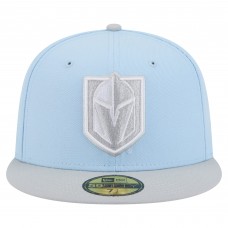 Бейсболка Vegas Golden Knights New Era Light Blue/Gray Color Pack Two-Tone 59FIFTY