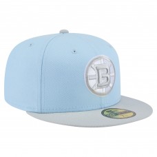Boston Bruins New Era Light Blue/Gray Color Pack Two-Tone 59FIFTY Fitted Hat