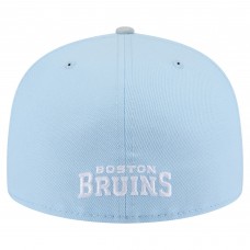 Boston Bruins New Era Light Blue/Gray Color Pack Two-Tone 59FIFTY Fitted Hat