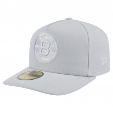 Boston Bruins New Era Gray Color Pack A-Frame 59FIFTY Fitted Hat
