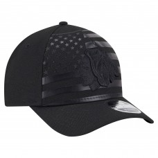 Бейсболка Chicago Blackhawks New Era Black Game Day Stealth Flag 9FORTY A-Frame