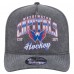 Бейсболка Washington Capitals New Era Charcoal Throwback Washed Pre-Curved A-Frame 9FIFTY