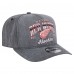 Бейсболка Detroit Red Wings New Era Charcoal Throwback Washed Pre-Curved A-Frame 9FIFTY Snapback