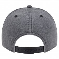 Бейсболка Los Angeles Kings New Era Charcoal Throwback Washed Pre-Curved A-Frame 9FIFTY Snapback