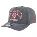 Бейсболка New Jersey Devils New Era Charcoal Throwback Washed Pre-Curved A-Frame 9FIFTY Snapback