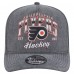 Бейсболка Philadelphia Flyers New Era Charcoal Throwback Washed Pre-Curved A-Frame 9FIFTY Snapback