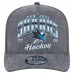 Бейсболка San Jose Sharks New Era Charcoal Throwback Washed Pre-Curved A-Frame 9FIFTY Snapback