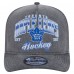 Бейсболка Toronto Maple Leafs New Era Charcoal Throwback Washed Pre-Curved A-Frame 9FIFTY Snapback