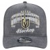 Бейсболка Vegas Golden Knights New Era Charcoal Throwback Washed Pre-Curved A-Frame 9FIFTY