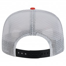 Бейсболка Anaheim Ducks New Era Black/Orange Throwback V-Dye