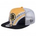 Бейсболка Boston Bruins New Era Black/Gold Throwback V-Dye