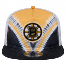 Бейсболка Boston Bruins New Era Black/Gold Throwback V-Dye Бейсболка Boston Bruins New Era Black/Gold Throwback V-Dye