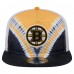 Бейсболка Boston Bruins New Era Black/Gold Throwback V-Dye