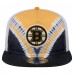 Бейсболка Boston Bruins New Era Black/Gold Throwback V-Dye