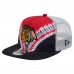 Бейсболка Chicago Blackhawks New Era Black/Red Throwback V-Dye Golfer