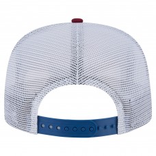 Бейсболка Colorado Avalanche New Era Navy/Burgundy Throwback V-Dye Golfer