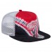Detroit Red Wings New Era Black/Red Throwback V-Dye Adjustable Golfer Hat