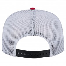 Detroit Red Wings New Era Black/Red Throwback V-Dye Adjustable Golfer Hat Detroit Red Wings New Era Black/Red Throwback V-Dye Adjustable Golfer Hat