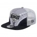 Los Angeles Kings New Era Black/Silver Throwback V-Dye Adjustable Golfer Hat