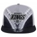 Los Angeles Kings New Era Black/Silver Throwback V-Dye Adjustable Golfer Hat