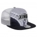 Los Angeles Kings New Era Black/Silver Throwback V-Dye Adjustable Golfer Hat