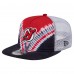 Бейсболка New Jersey Devils New Era Black/Red Throwback V-Dye Golfer