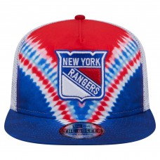 New York Rangers New Era Blue/Red Throwback V-Dye Adjustable Golfer Hat New York Rangers New Era Blue/Red Throwback V-Dye Adjustable Golfer Hat