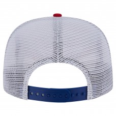 Бейсболка New York Rangers New Era Blue/Red Throwback V-Dye Golfer