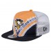 Бейсболка Pittsburgh Penguins New Era Black/Gold Throwback V-Dye Golfer