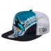 Бейсболка San Jose Sharks New Era Black/Teal Throwback V-Dye
