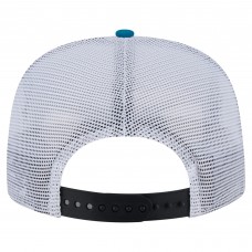 Бейсболка San Jose Sharks New Era Black/Teal Throwback V-Dye