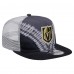 Бейсболка Vegas Golden Knights New Era Black/Gray Throwback V-Dye Golfer