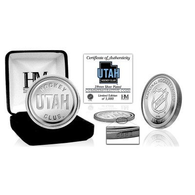 Utah Hockey Club Highland Mint 39mm Silver Coin