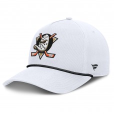 Бейсболка Anaheim Ducks Fanatics White Rope A-Frame