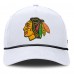 Бейсболка Chicago Blackhawks Fanatics White Rope A-Frame