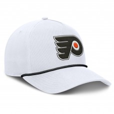 Бейсболка Philadelphia Flyers Fanatics White Rope A-Frame Бейсболка Philadelphia Flyers Fanatics White Rope A-Frame
