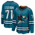 Игровая джерси Macklin Celebrini San Jose Sharks Fanatics  Home Breakaway&nbsp;– Teal