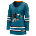 Женская джерси San Jose Sharks Macklin Celebrini Fanatics Teal Home Breakaway