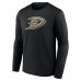Футболка с длинным рукавом Anaheim Ducks Secondary Logo - Black