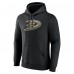 Anaheim Ducks Black Secondary Logo Pullover Sweatshirt