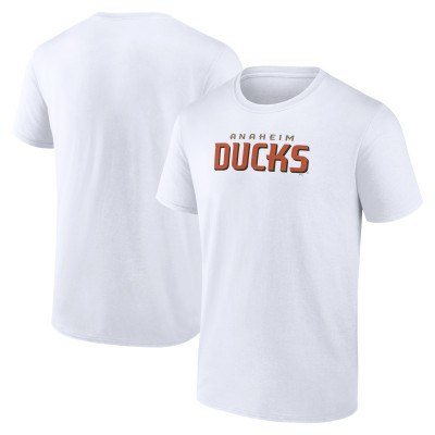 Футболка Anaheim Ducks Wordmark Logo - White