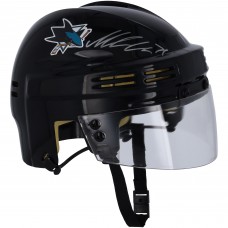 Шлем Macklin Celebrini San Jose Sharks Fanatics Authentic 2024 NHL Draft Autographed Mini
