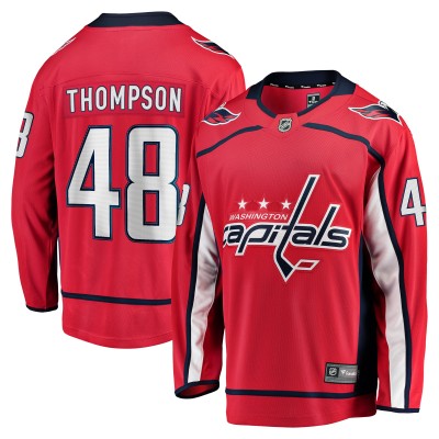 Игровая джерси Logan Thompson Washington Capitals Fanatics Home Premier Breakaway Player - Red