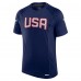 Футболка USA Fanatics 2025 4 Nations Face-Off Authentic Pro Tech - Athletic Navy