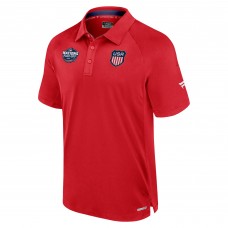 Поло USA Fanatics 2025 4 Nations Face-Off Authentic Pro Poly - Athletic Red